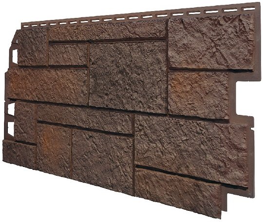 Фасадная панель VOX Sandstone (Сандстоун) темно коричневый купить в Салавате