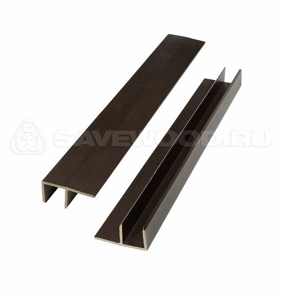F-профиль ДПК Savewood – Тёмно-коричневый купить в Салавате