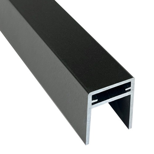 П-профиль Алюминиевый EasyDecking 35x25 Черное дерево купить в Салавате