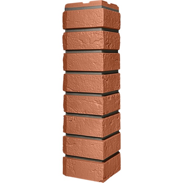 Угол наружный ДАЧНЫЙ Серия Баварский кирпич Терракотовый купить в Салавате