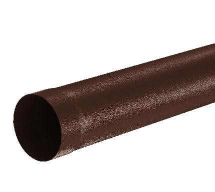 Водосток Aquasistem, Система 150/100 - Труба водосточная 1.00м RAL 8017 Коричневый matt купить в Салавате