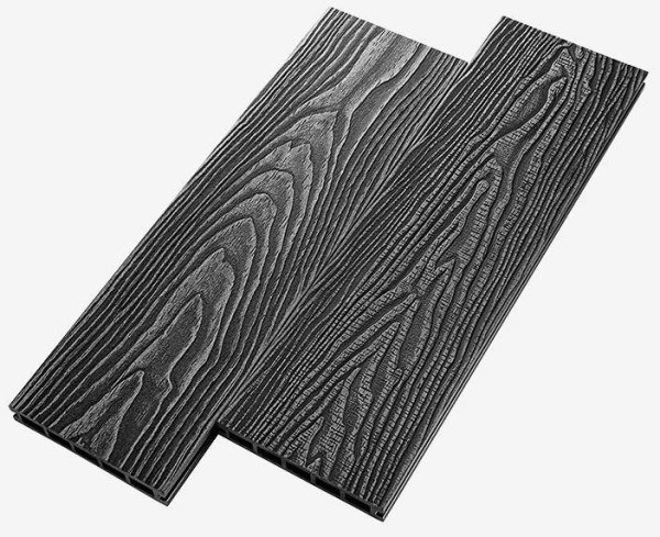 Террасная доска из ДПК RusDecking Unodeck Vintage - Графит купить в Салавате