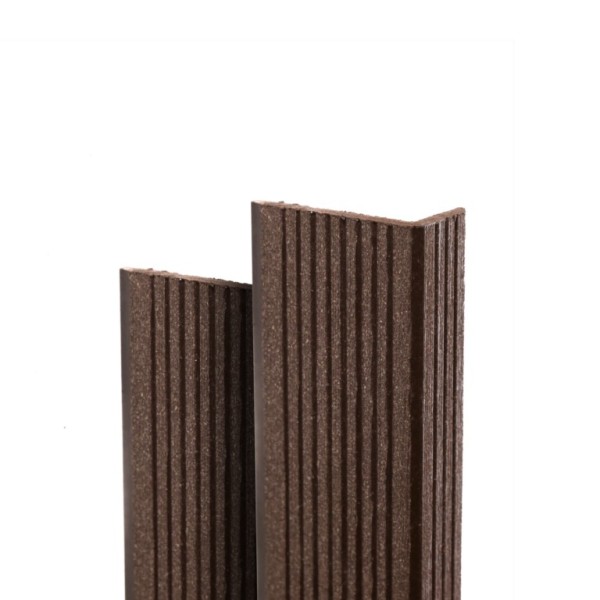 Угол торцевой Ecodecking Техно 70х35x3000 Шоколад купить в Салавате