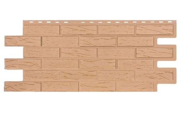 Фасадная панель T-Siding Кирпич Саман Эко Крем купить в Салавате